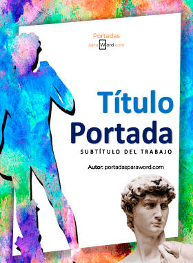 Portada para word Aesthetic figuras