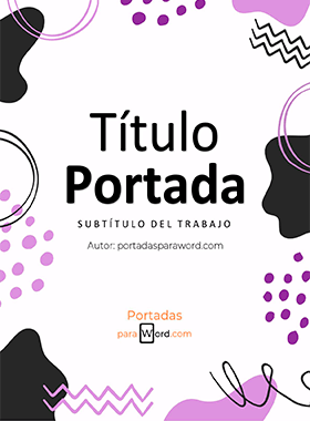 Portada para word Aesthetic minimalista