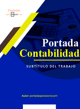 Portada para word Contabilidad geometrica