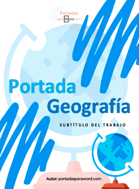 Portada para word Geografia moderna