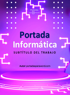 Portada para word Informatica circuito
