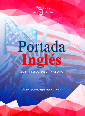Portada para word Ingles americana