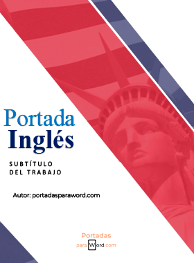 Portada para word Ingles seria