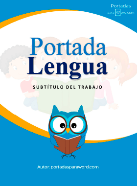 Portada para word Lengua divertida