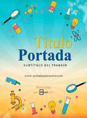 Portada para word Quimica ciencia