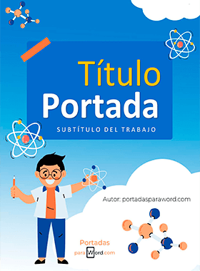 Portada para word Quimica dibujo