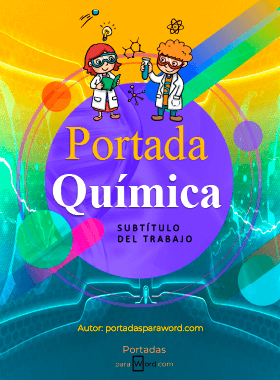 Portada para word Quimica ilustracion