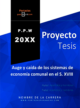 Portada para word Tesis profesional