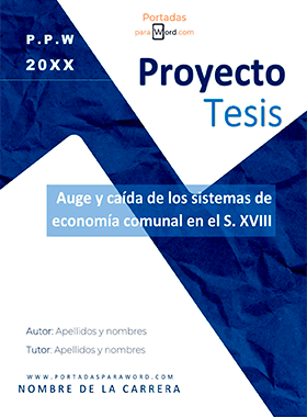 Portada para word Tesis universitaria