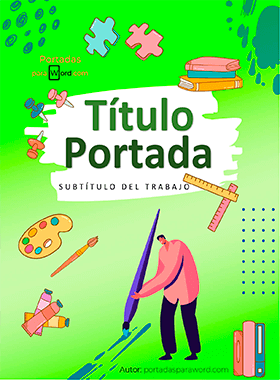 Portada para word creativa arte