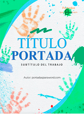 Portada para word creativa collage