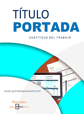 Portada para word documento creativa