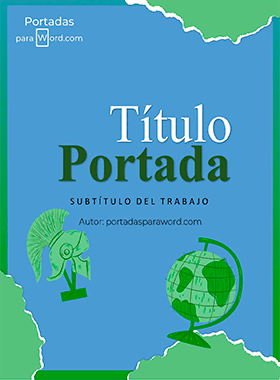 Portada para word historia blue