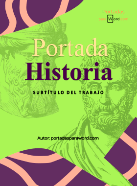 Portada para word historia roma