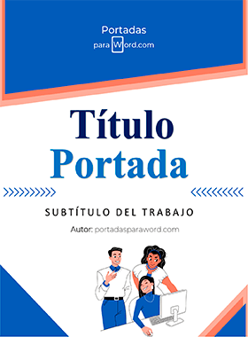 Portada para word presentacion desenfadada