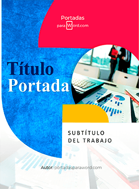 Portada para word presentacion tecnica