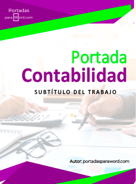 Portada para word Contabilidad calculo