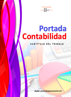 Portada para word Contabilidad graficas