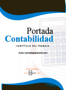 Portada para word Contabilidad profesional