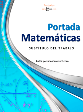 Portada para word Matematicas funciones