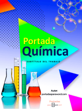 Portada para word Quimica probetas