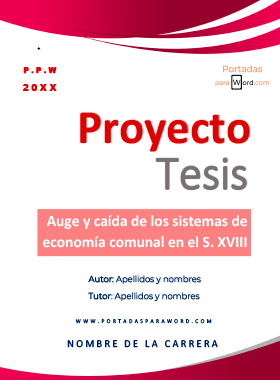 Portada para word Tesis formal