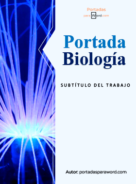 Portada para word biologia descubrimiento