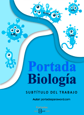 Portada para word biologia vida