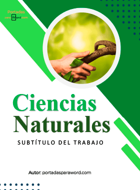 Portada para word ciencias naturales ecologia