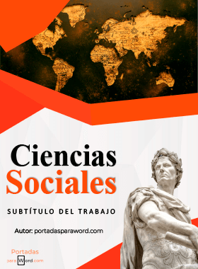Portada para word ciencias sociales asignatura