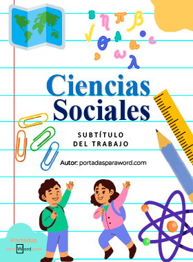 Portada para word ciencias sociales primaria