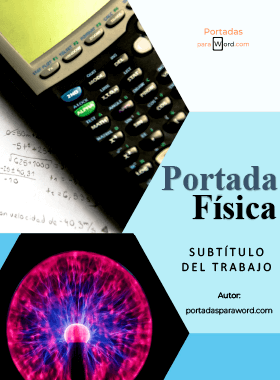 Portada para word fisica ciencia