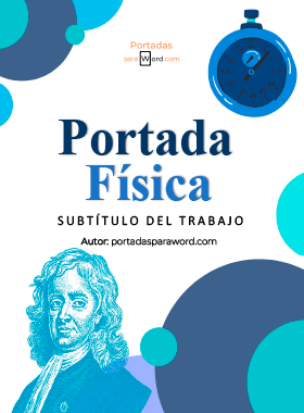 Portada para word fisica newton