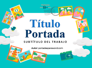 Portada para word horizontal recuerdos