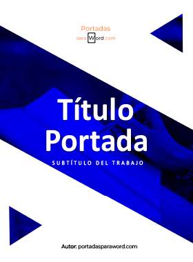 Portada para word original distinta