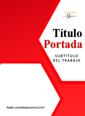 Portada para word para informes hexagonos