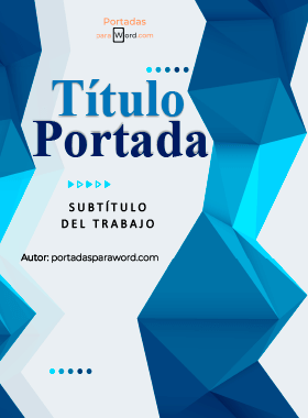 Portada para word para informes profundo
