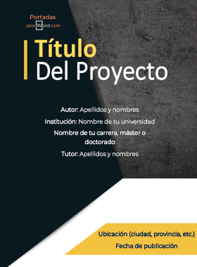 Portada para word tfg fondo