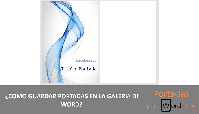 guardar portadas en la galeria de word